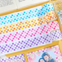 3m checkerboard and paper tape diy diary hand account material sticker decal tape stationery tape hand tear tape