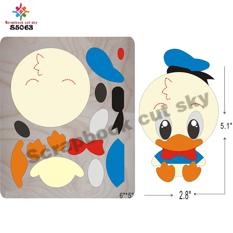 

Утка S5063 Сделай Сам режущая форма ручной работы, подходит для обычных машин на рынке