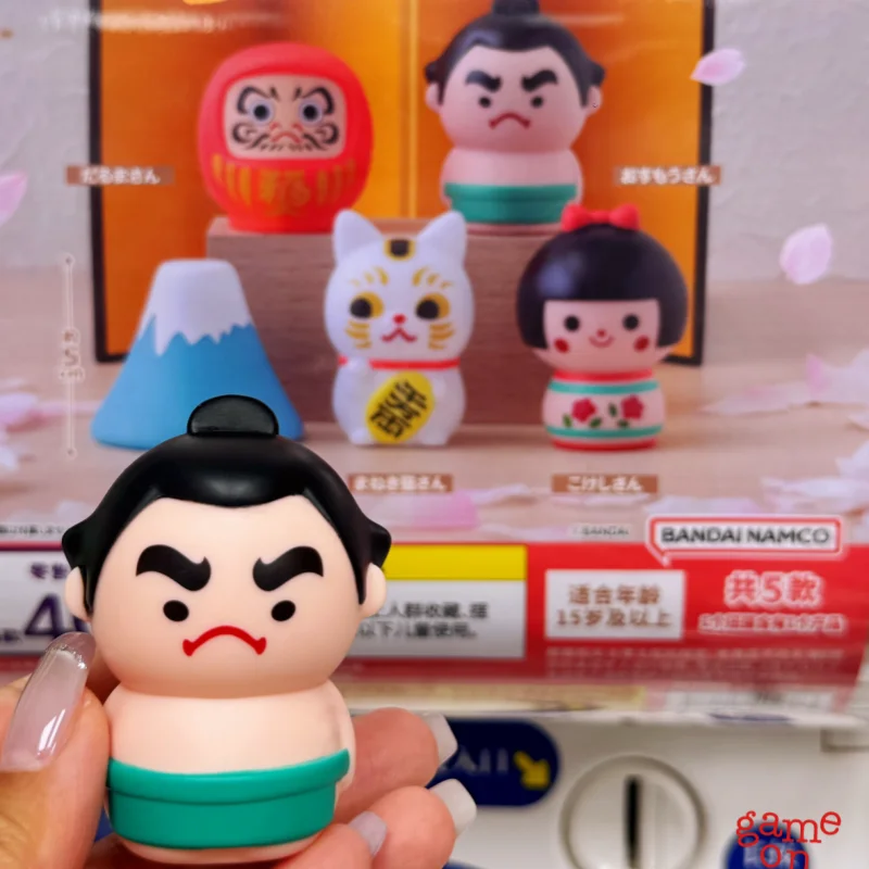 Набор традиционных японских мини-фигурок, Bandai Gashapon Daruma Maneki Neko Fuji Sumo Kokeshi, коллекционное украшение для рабочего стола (art.: 3920dd25cdbf6) - 3920dd25cdbf6