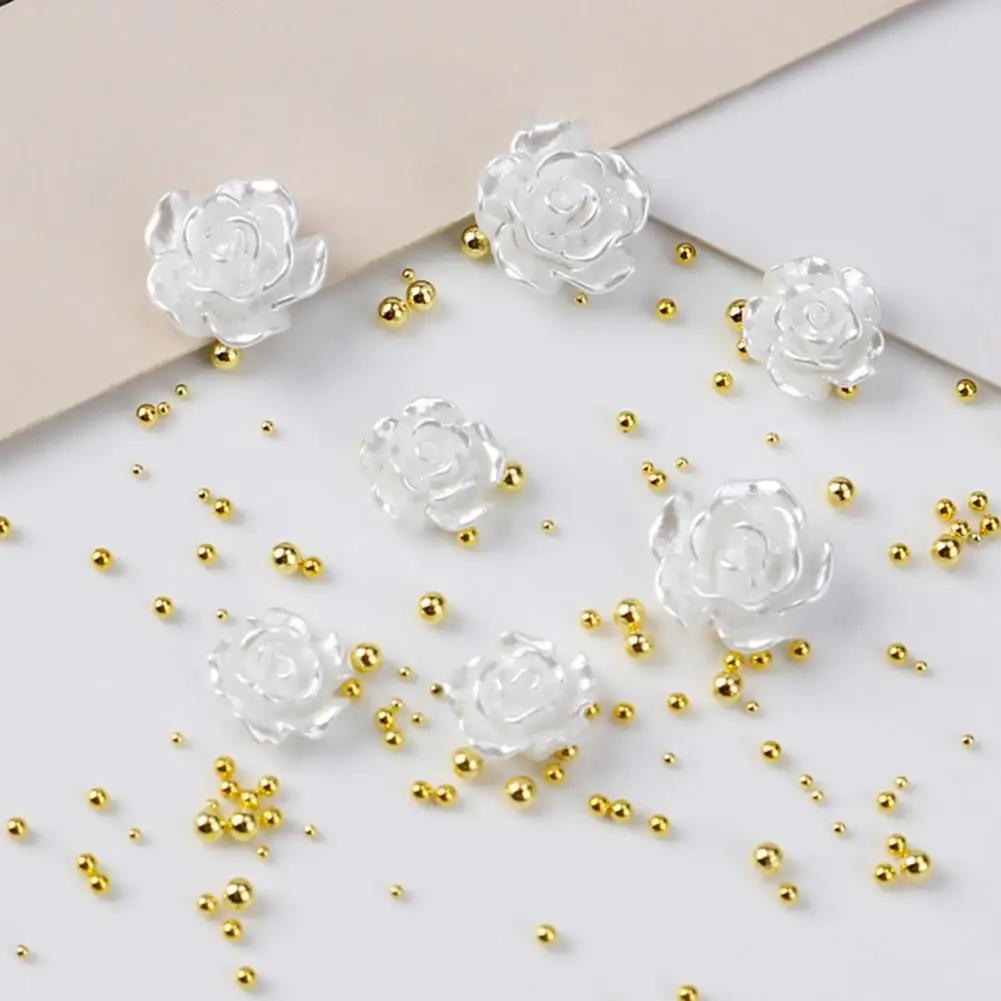 50Pcs/Set Nail Decor Delicate Lightweight Gloss for Female Nail Rhinestone Nail Ornament