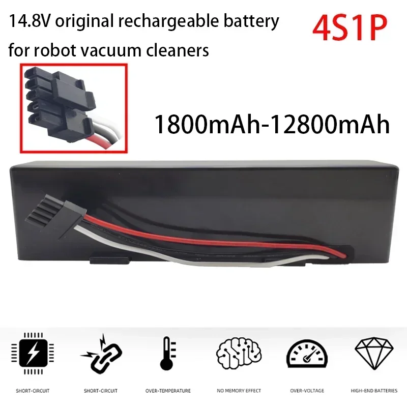 Аккумуляторная батарея 14 8 В оригинальный аспиратор для робота VIOMI V3 V2 Pr 1800 мАч-12800
