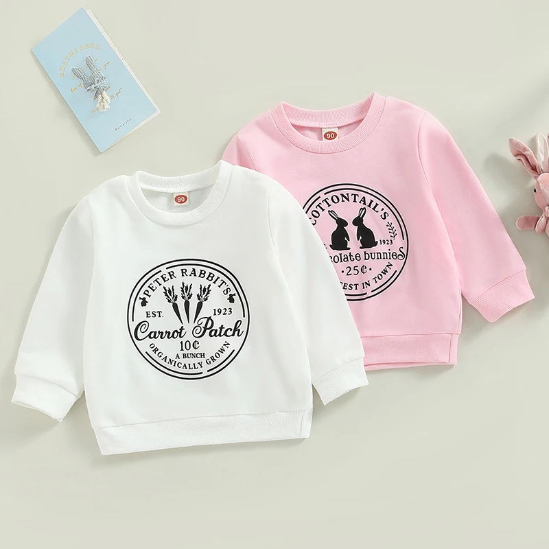 

Детская Пасхальная Толстовка с длинным рукавом, на возраст 1-6 лет