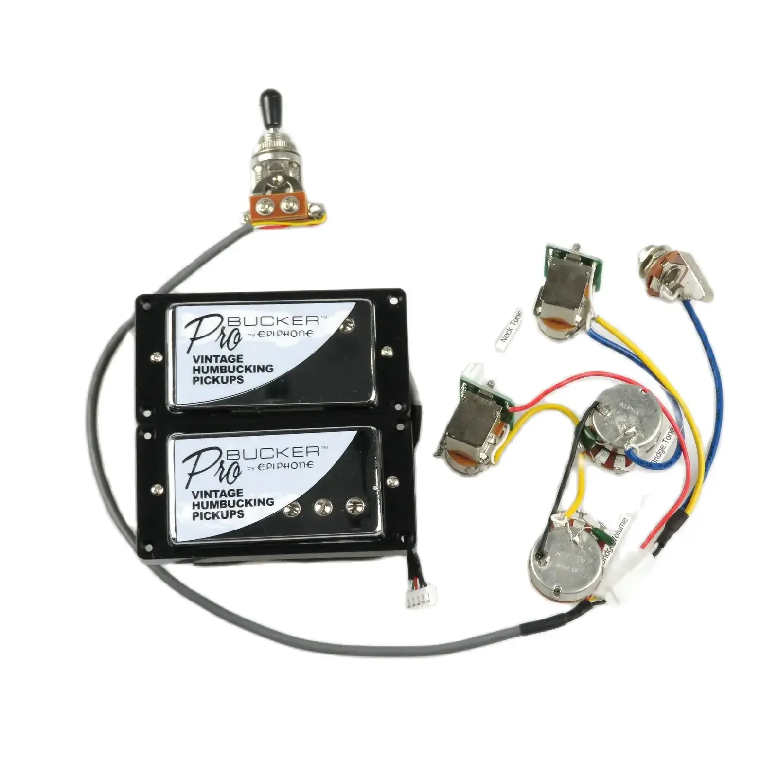 Стандартные звукосниматели PRO Bucker Alnico 5 хамбакер для электрогитары с набором