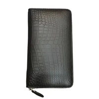 mens wallet high quality fashion business genuine leather leisure handbag cozy luxury purse casual single zipper clutch bags new