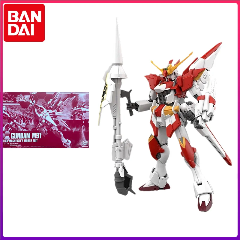 

Bandai Gundam Model Kit Assemble Figure PB Limited HGBF 1/144 M91 Gundam Anime Characters Model Collectible Children's Toys