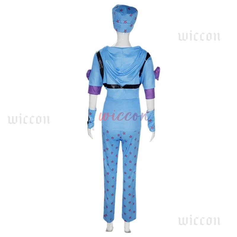 Steel Ball Run Косплей Аниме Джонатан Джонни Джостар Костюм Игровой Парик Хэллоуин