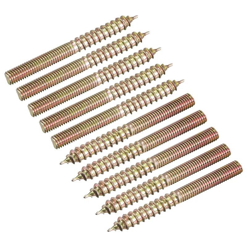 

12/24/48/120pcs M5x25mm M5x40mm M5x50mm Hanger Bolts Carbon Steel Double Ended Thread Dowel Screws