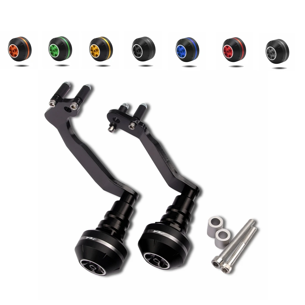 

Защитные прокладки для слайдера рамы мотоцикла CNC, алюминиевые аксессуары для Yamaha YZFR3 YZF-R3 R3 2019-2020