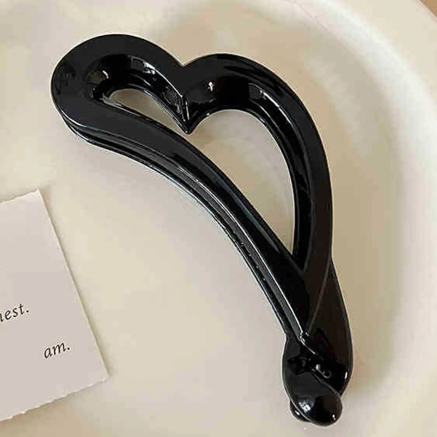 Прозрачные заколки для волос пластиковые зажимы-бананы женский инструмент