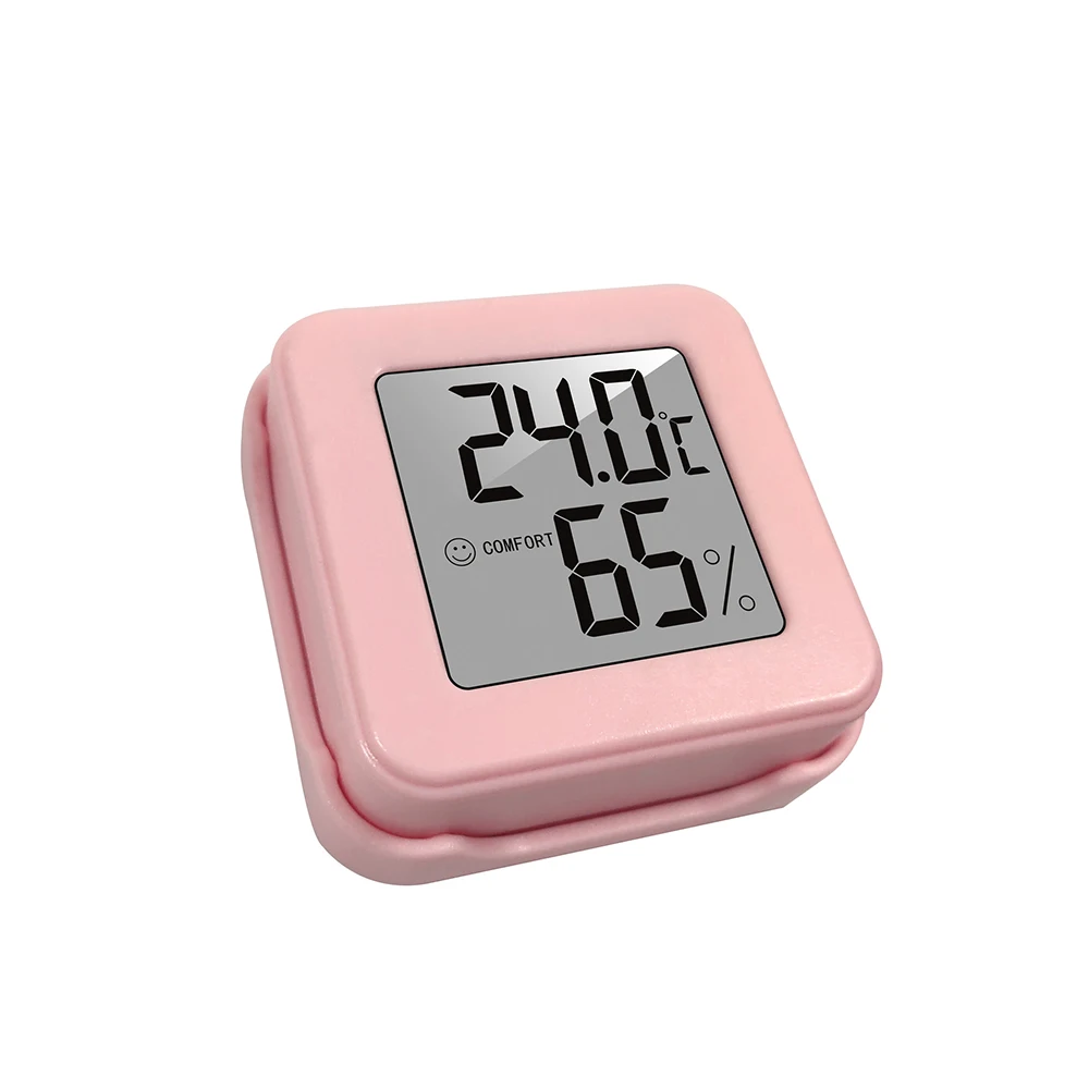 mini electronic thermometer car thermometer refrigerator thermometer with smiling face display temperature measuring instrument free global shipping