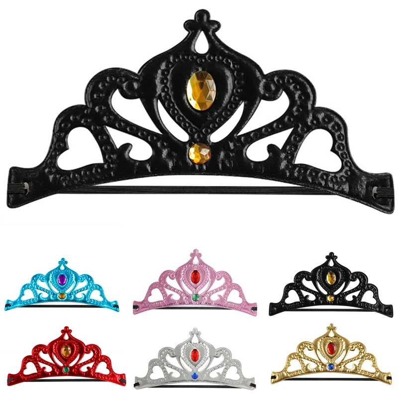 

Children Tiara Headdress Headwear Cute Princess Crowns Hairband Headdress For Girls Kids Cloth Headband Accessories