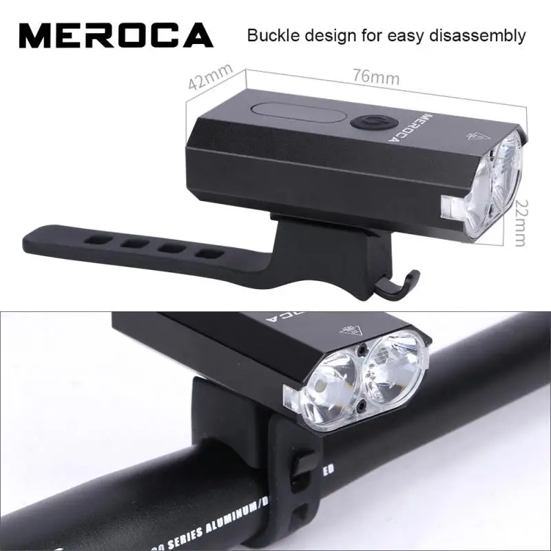 

1500mah Battery Riding Light 4 Modes Bicycle Headlight Wide Field High-brightness Car Light 85 Large Floodlight Usb Charging