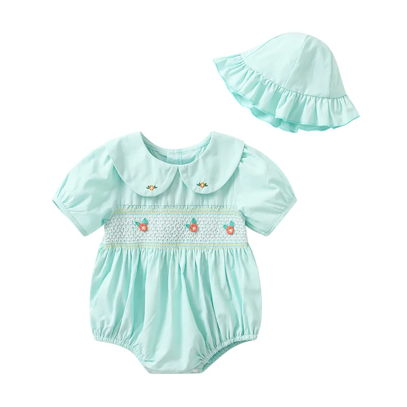 

Korean Version of Ins Style Newborn Clothes 2023 Summer New Girls' Clothing Fashion A-class Baby Romper Crawling Suit