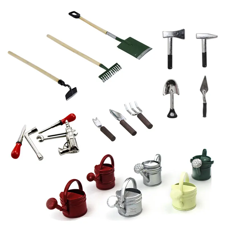 

Миниатюрный Кукольный домик «сделай сам», аксессуары для декора, мини-садовые сельскохозяйственные инструменты, для 1/12 кукол, детская мебель для ролевых игр, игрушка