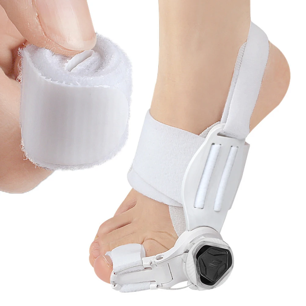 

Bunion Corrector Hallux Valgus Corrector Adjustable Knob Reusable Orthopedic Bunion Toe Straightener for Bunion Relief Foot Care