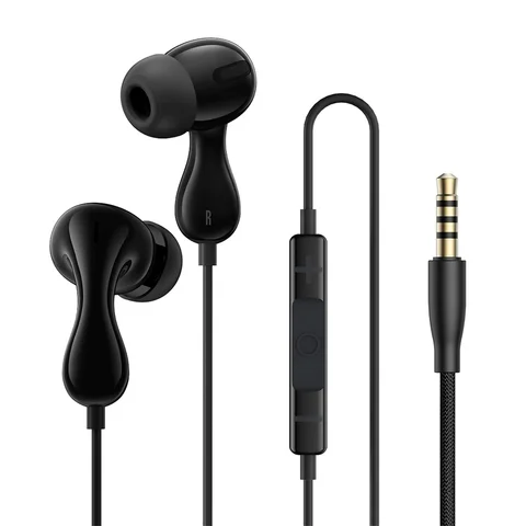 Baseus Encok CZ20/HZ20 проводные внутриканальные наушники лунный белый/кластерный черный