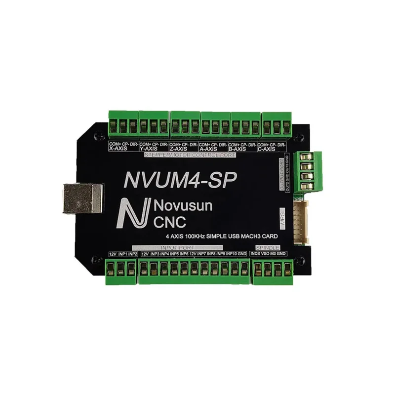 NVUM 4-осевая USB-карта Mach3 300 кГц Фрезерный станок с ЧПУ 3 4 5 6-осевая плата управления