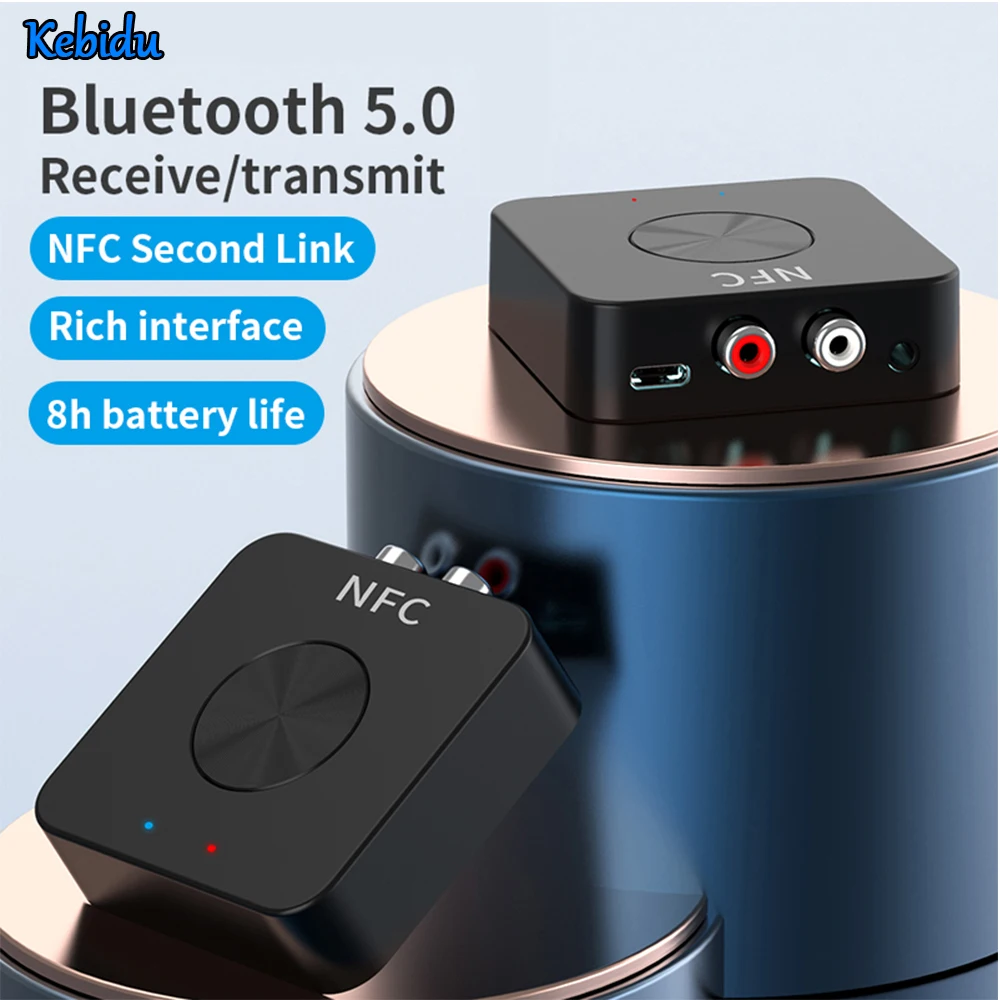 

FNC 2 в 1 Bluetooth 5,0 аудио приемник передатчик RCA AUX аудио адаптер HD качество звука адаптер для винтажного аудиооборудования