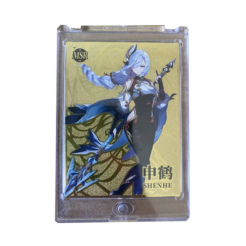 

Genuine Genshin Impact Original Cards Anime Genshin Impact Aether Jean Lisa Lumine Collect Collection Card Children Toys Gift
