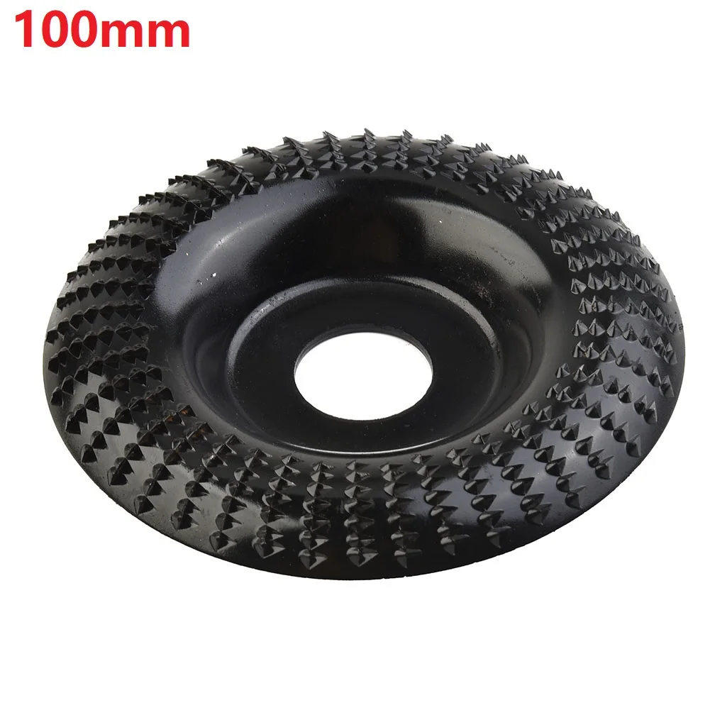 Curved Grinding Disc Grinder Wheel Disc 4 Inch Wood Shaping Wheel Wood Grinding Shaping Disk For Grinding Carving DIY Wood Works