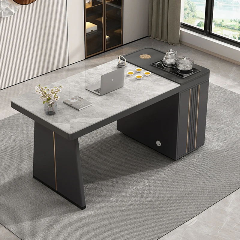 Кофейный обеденный столик современный роскошный мобильный стол консоль для