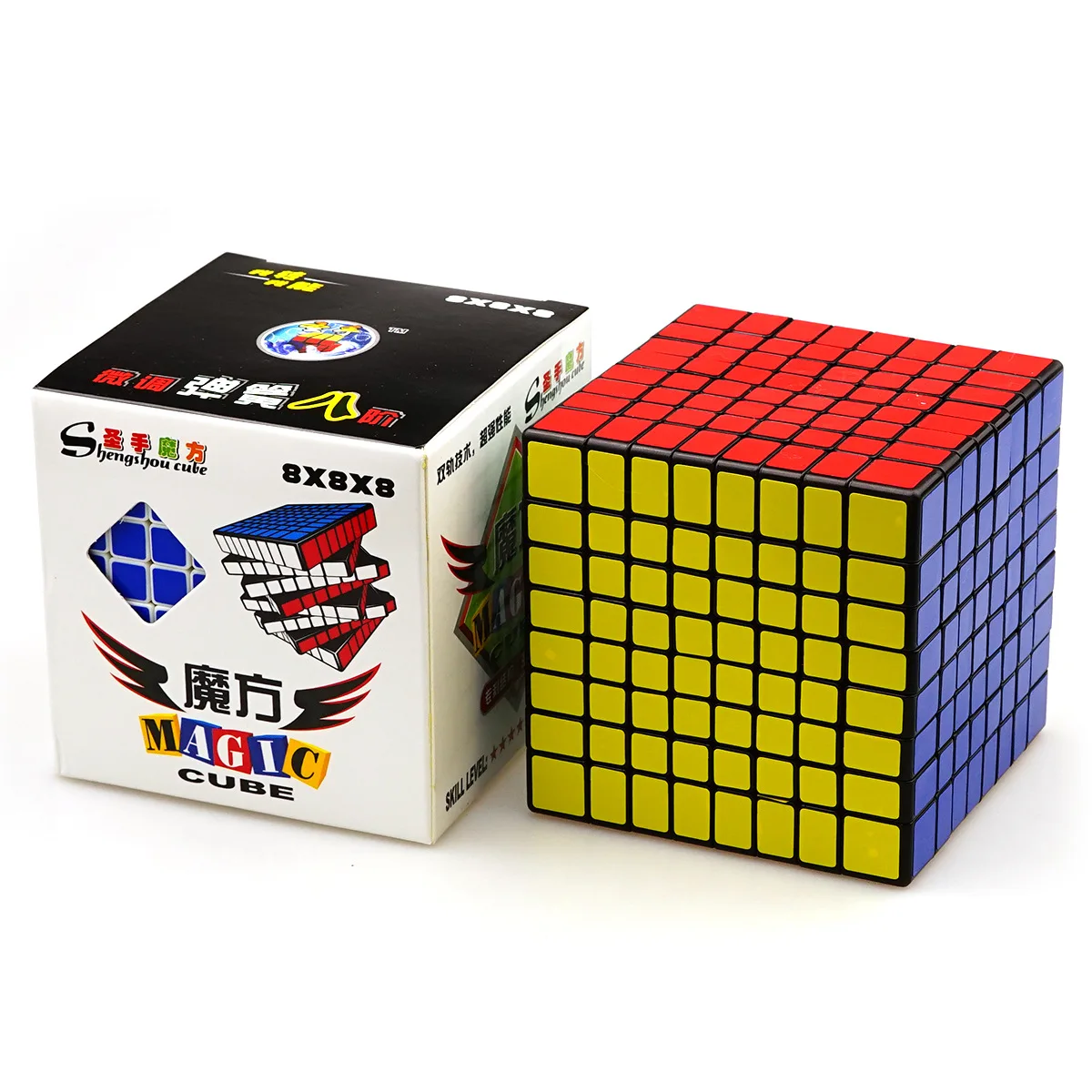 

[Ecube] SengSo 8x8x8 черный квадратный большой заказ 8x8x8 сложный мальчик головоломка игрушка соревнование куб