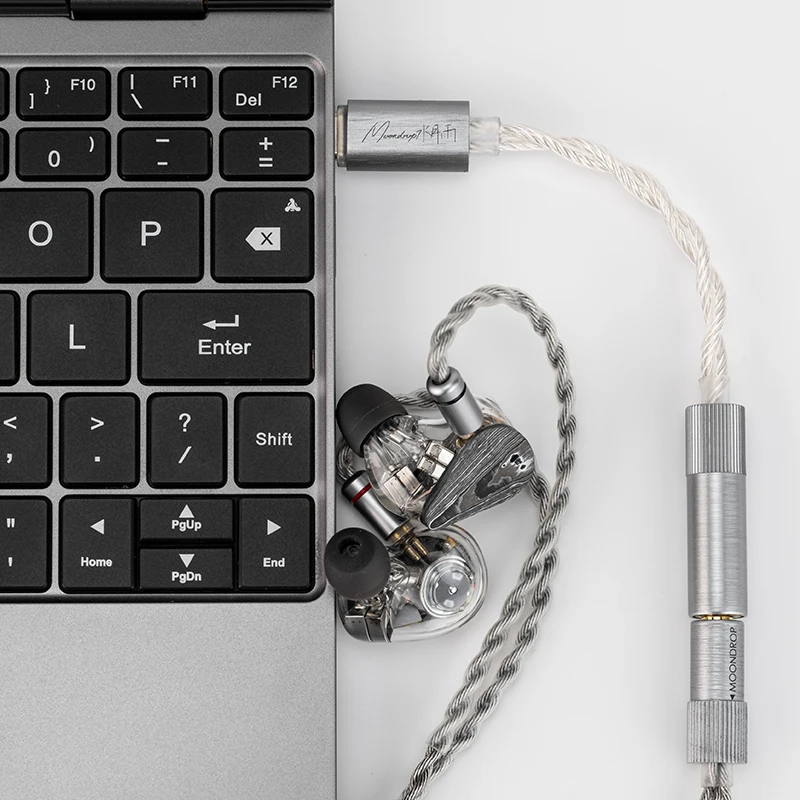 MOONDROP ECHO-B USB C 4,4 мм, полностью балансный портативный ЦАПусилитель, 32 бит384 кГц, декодирование Harware (art.: 3920cbffb6c2c) - 3920cbffb6c2c