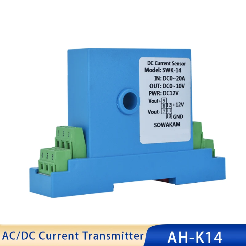 Отверстие 12 мм модуль передатчика переменного/постоянного тока выход 4-20 мА 0-20