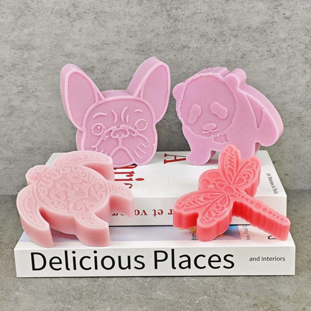 Силиконовая форма в виде свечи животных различные стили из смолы сделай сам