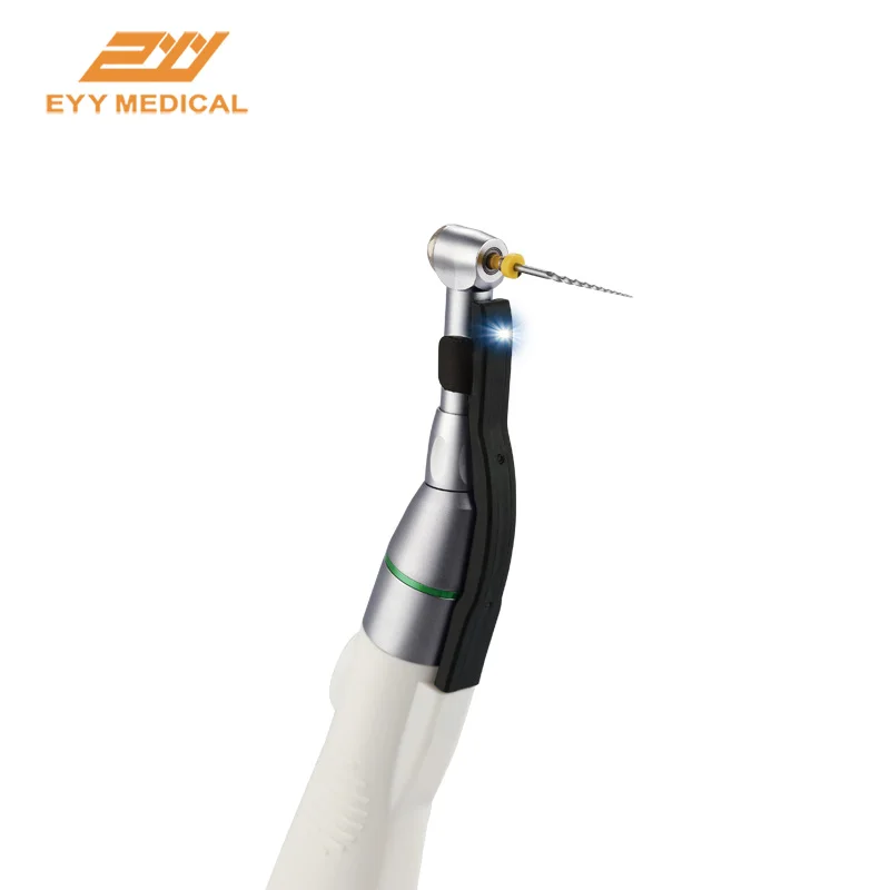 

Стоматологический эндомотор Wirelees LED 16:1, стандартный наконечник с обратным углом, вращающийся поршневой двигательный стоматологический Энд...