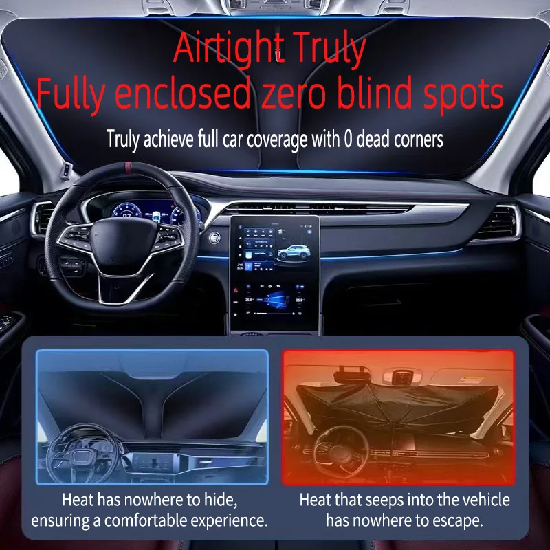 Фото Для Hyundai Sonata LF 2015 ~ 2019 MK7 автомобильный солнцезащитный козырек на лобовое стекло, конфиденциальная занавеска, автомобильный тепловой солнцезащитный козырек, высокое качество, автоаксессуары №4
