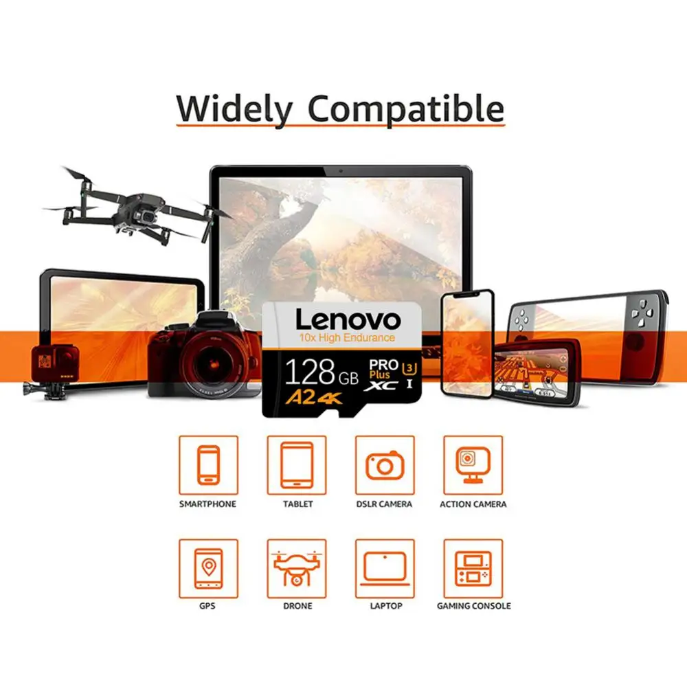 Карта памяти Lenovo Mini SD 2 ТБ 1 128 ГБ 256 512