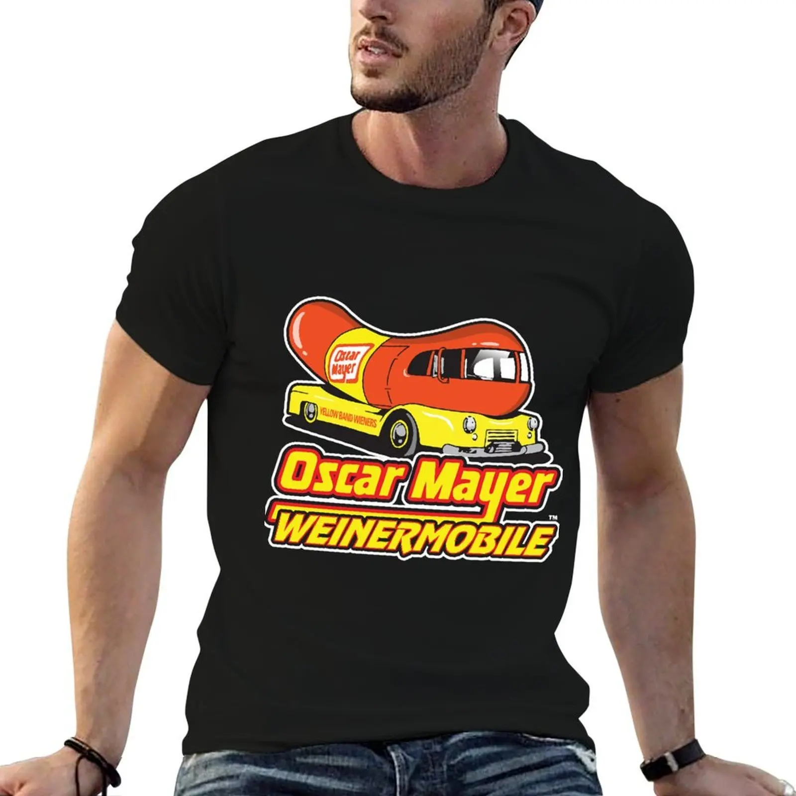 Фото Футболка Oscar Mayer Wienermobile, праздничный повседневный топ с короткими рукавами