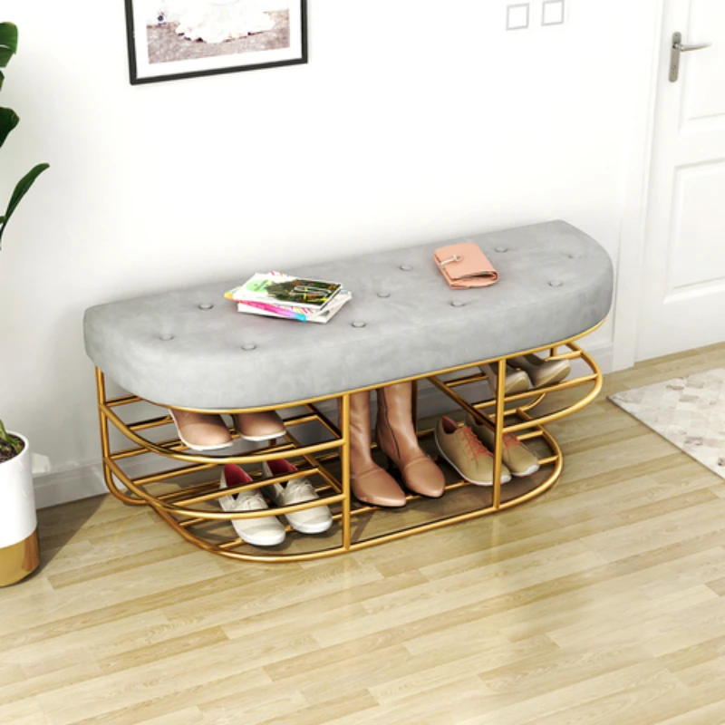 

Fabric living room hotel changing shoe stool home furniture corridor porch shoe rack bedroom dormitory leisure footstool