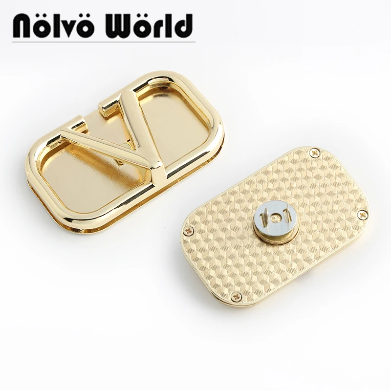 

5-10-30 комплектов, 75x6 мм светильник-золотистый с магнитным металлическим V-образным замком