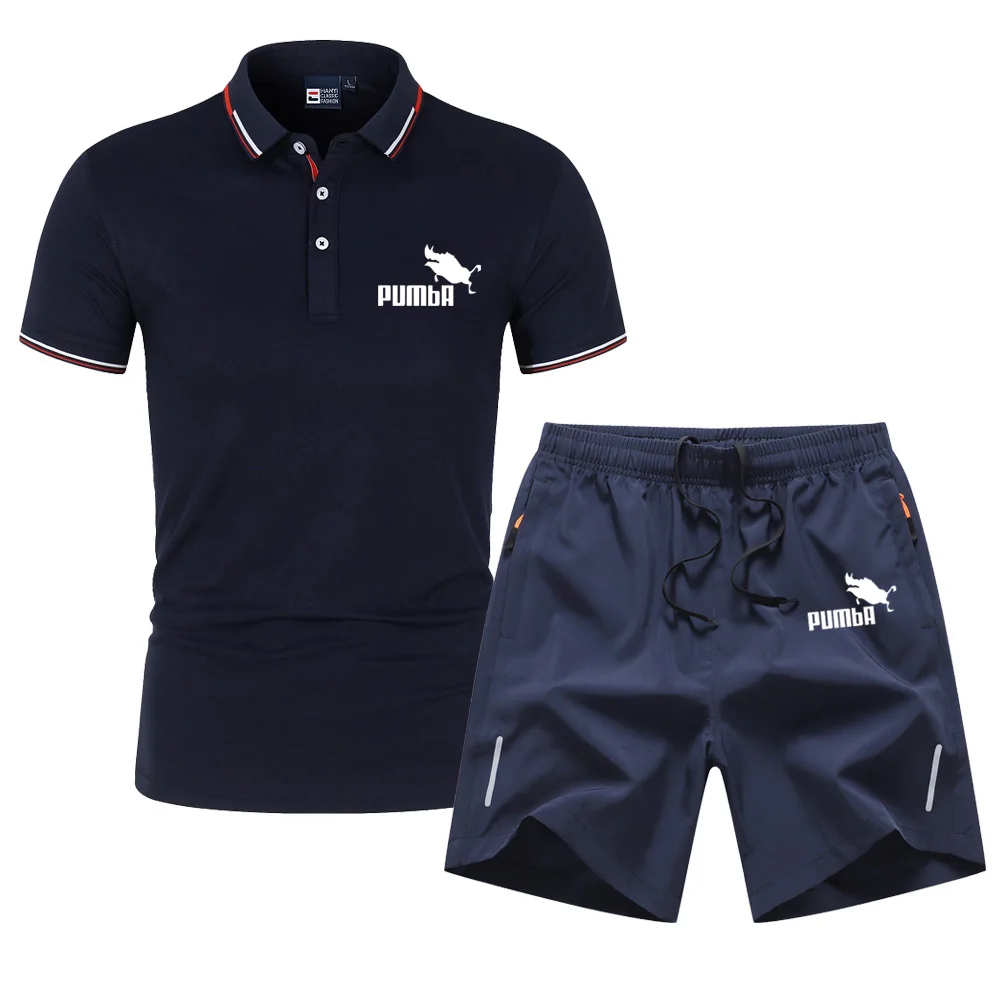 

Футболка для гольфа Anime Lion King футболка для поло футболка + быстрые сухие шорты летний спортивный костюм Polo Футболка-поло мужская с коротким рукавом и шорты-поло