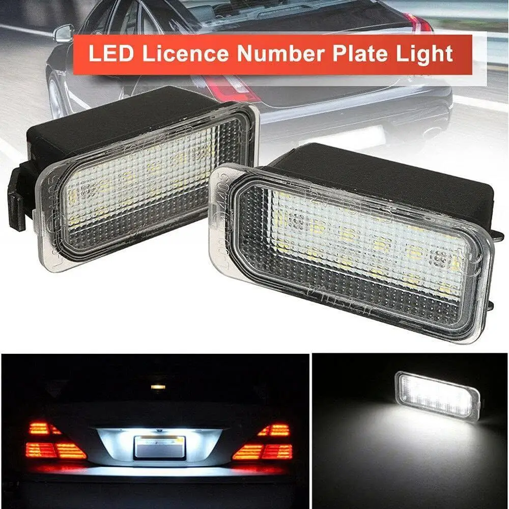 2-светодиодные фонари номерного знака SMD 542119 Совместим с Jaguar XJ XF Ford FIESTA MK VII 2008 UP