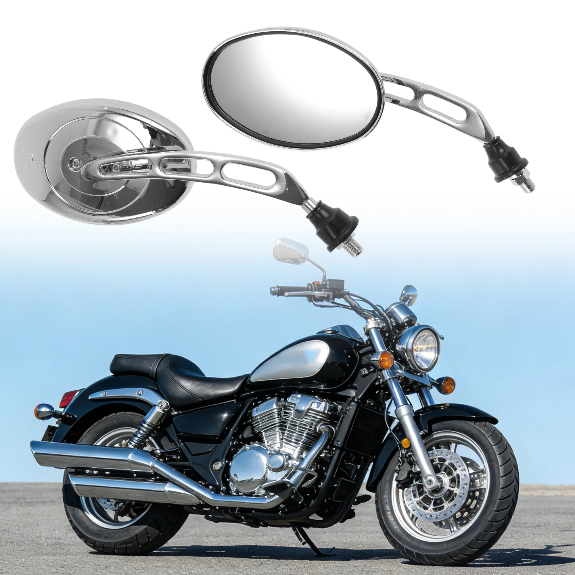 Фото Motoforti 1 комплект зеркал заднего вида для мотоцикла Suzuki Marauder VZ800 1998-2005 годов выпуска. №1