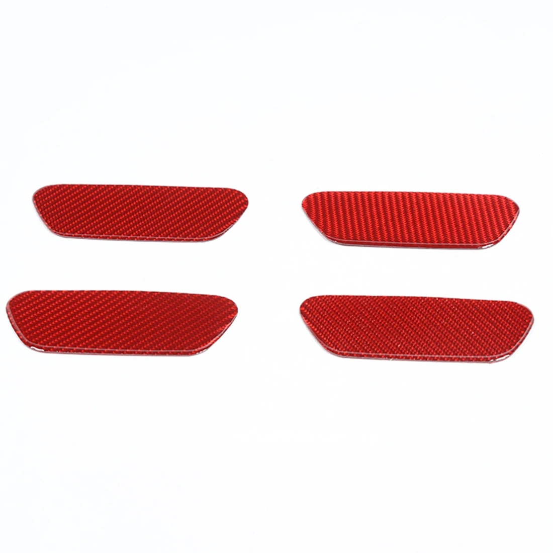 

Car Inside Door Decorative Stickers Cover Trim for Dodge RAM 1500 2018-2022 Accessories, Red Carbon Fiber