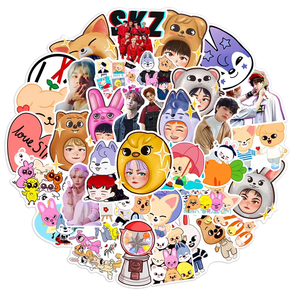 

10/30/51 шт., детские наклейки в стиле K-POP