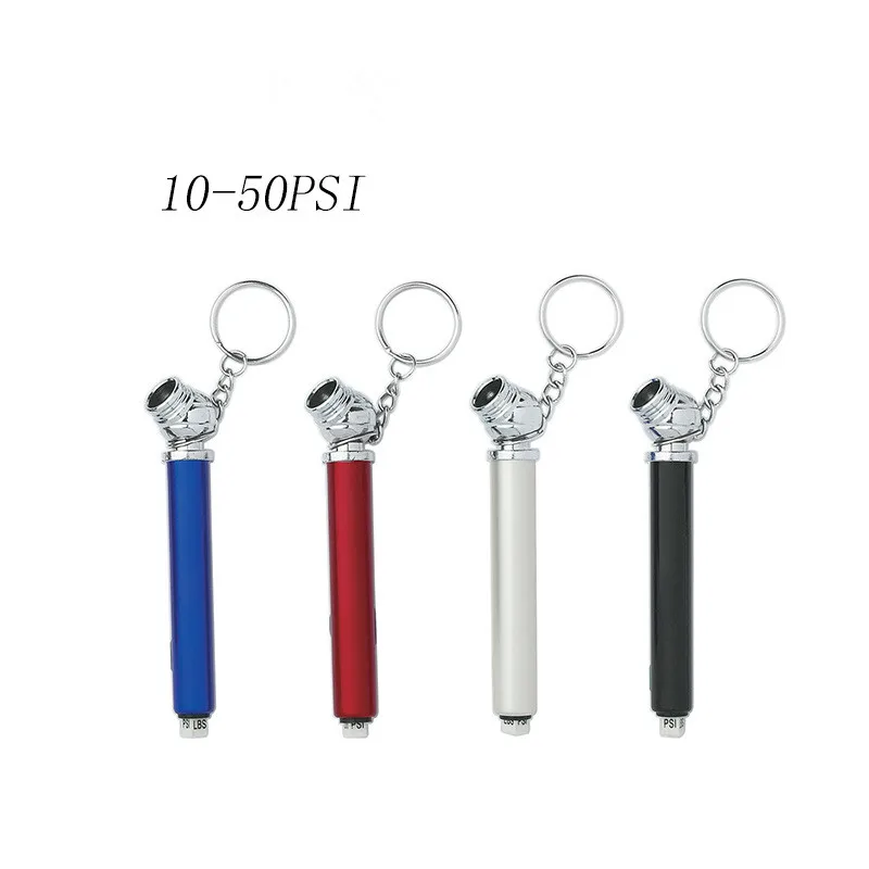 Миниатюрный измеритель давления воздуха в автомобильных шинах из алюминия и