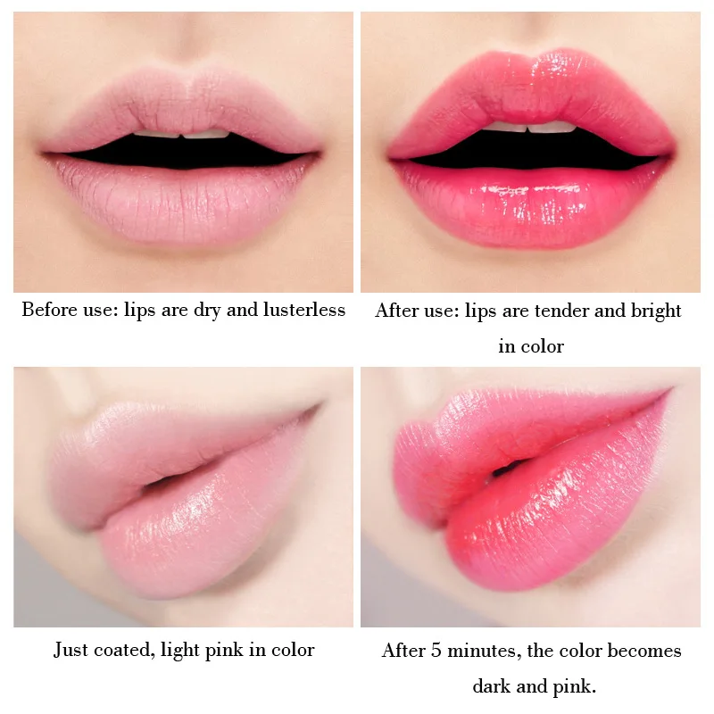 

Hot Sale 1PC Moisture Lip Balm Aloe Natural Lipbalm Temperature Changed Color Lipstick Long Lasting Nourish Protect Lips