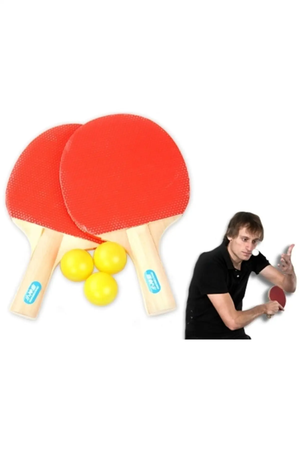 

Table Tennis Set-2 Racket + 3 Ball