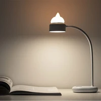 desk light led night light dimmable led table lamp usb rechargeable reading lamp flexible led study lamp bedside lighting decor