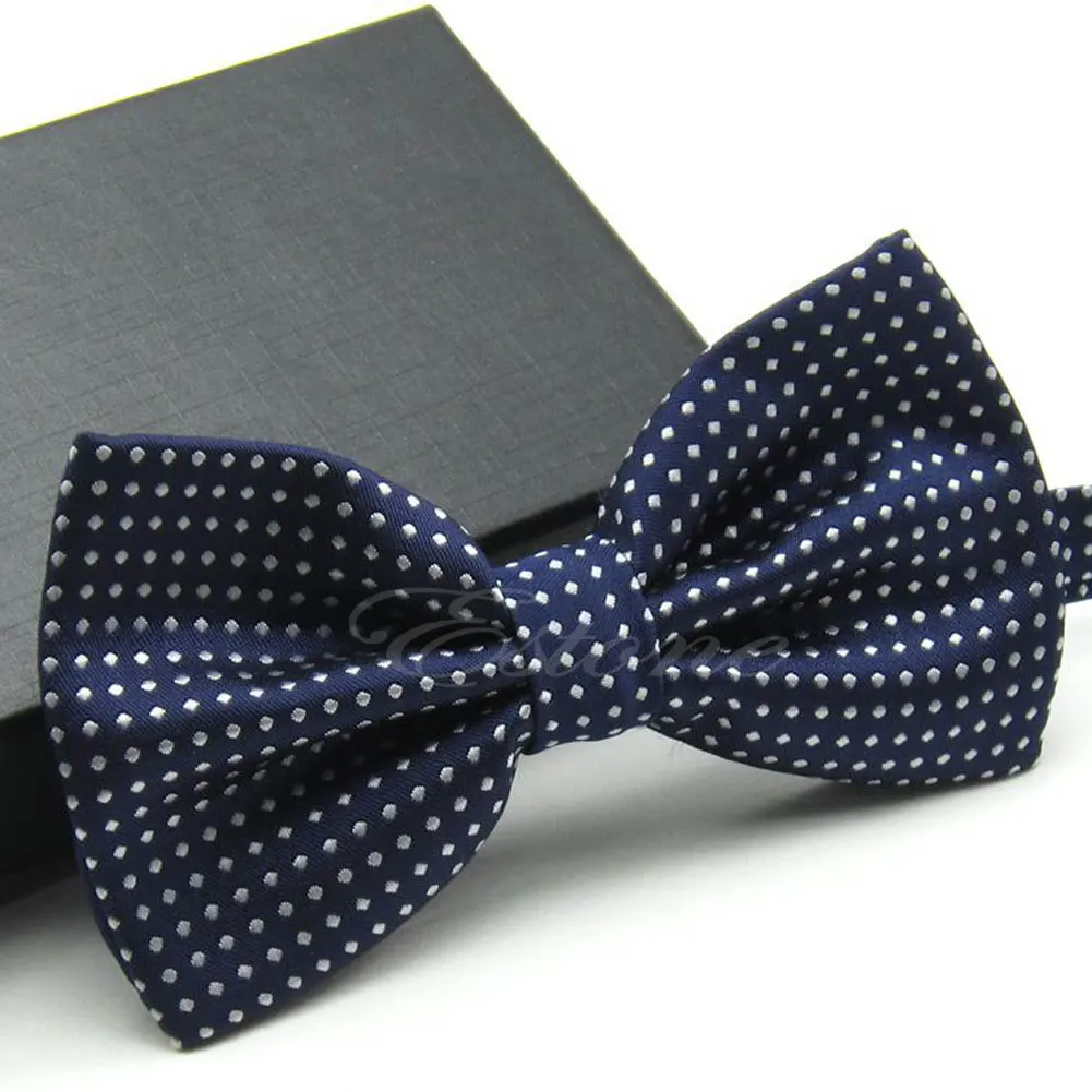 

Fashion Men's Adjustable Tuxedo Polka Dots Classic Wedding Party Bowtie Bow Tie