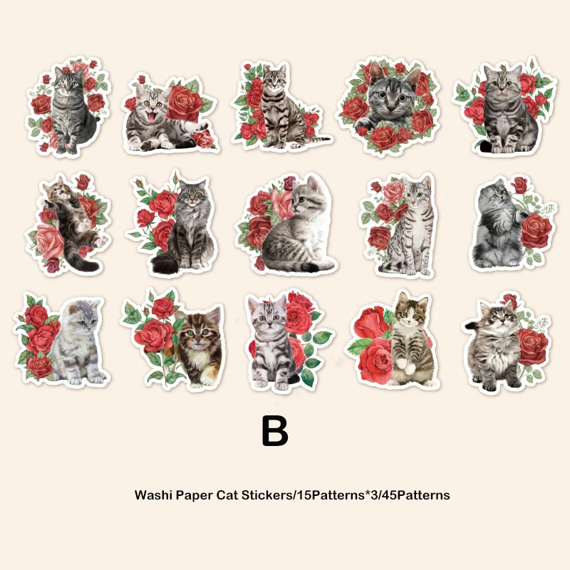 

Journamm наклейки с рисунком кошки