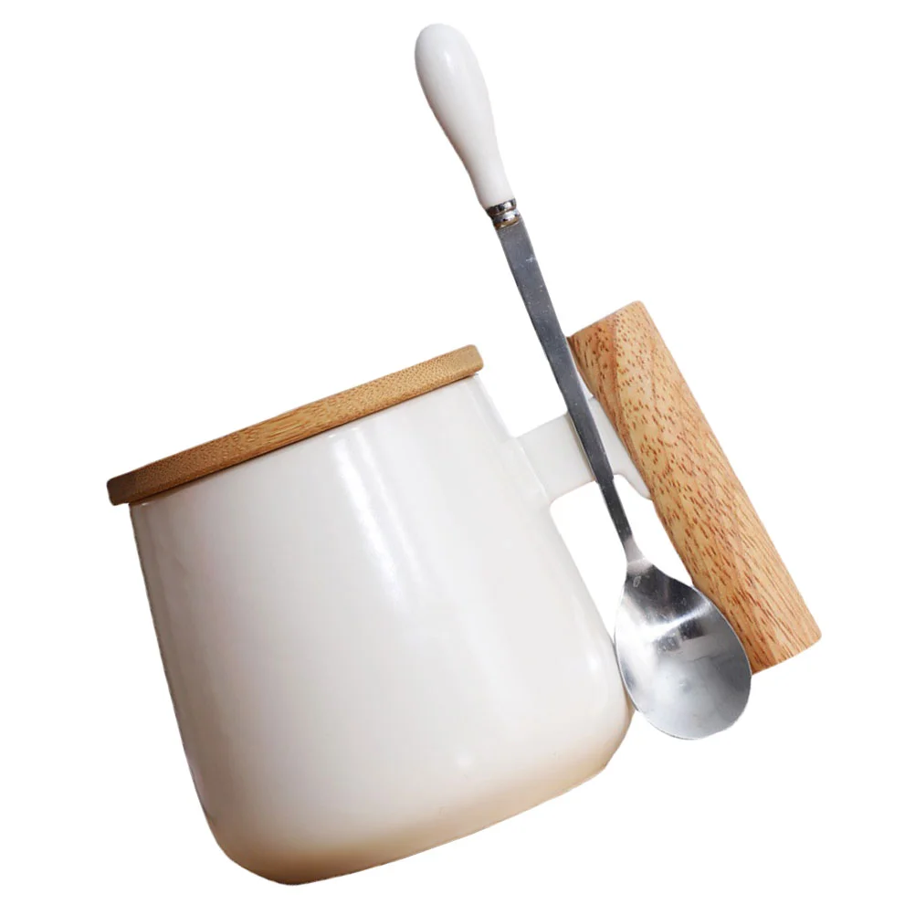 

Кружка, кофейная чашка, керамические чашки, фарфоровая крышка, чашки, держатель для напитков, деревенская водная ложка, инфузор, декоративны...