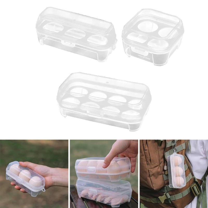 

Covered Eggs Holder Eggs Holder For Fridge Eggs Storage Container Plastic Fridge Eggs Trays, Eggs Tray with Lid