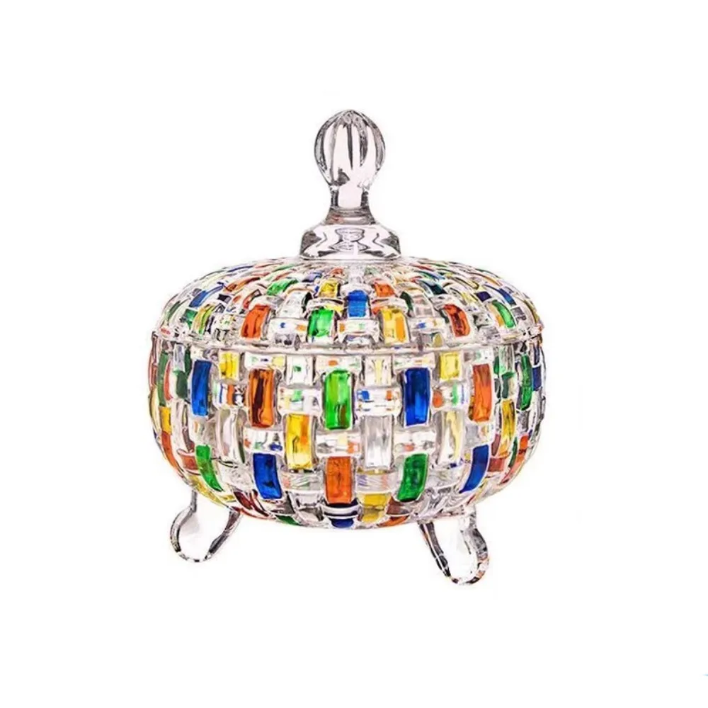 

Прозрачная стеклянная банка для конфет