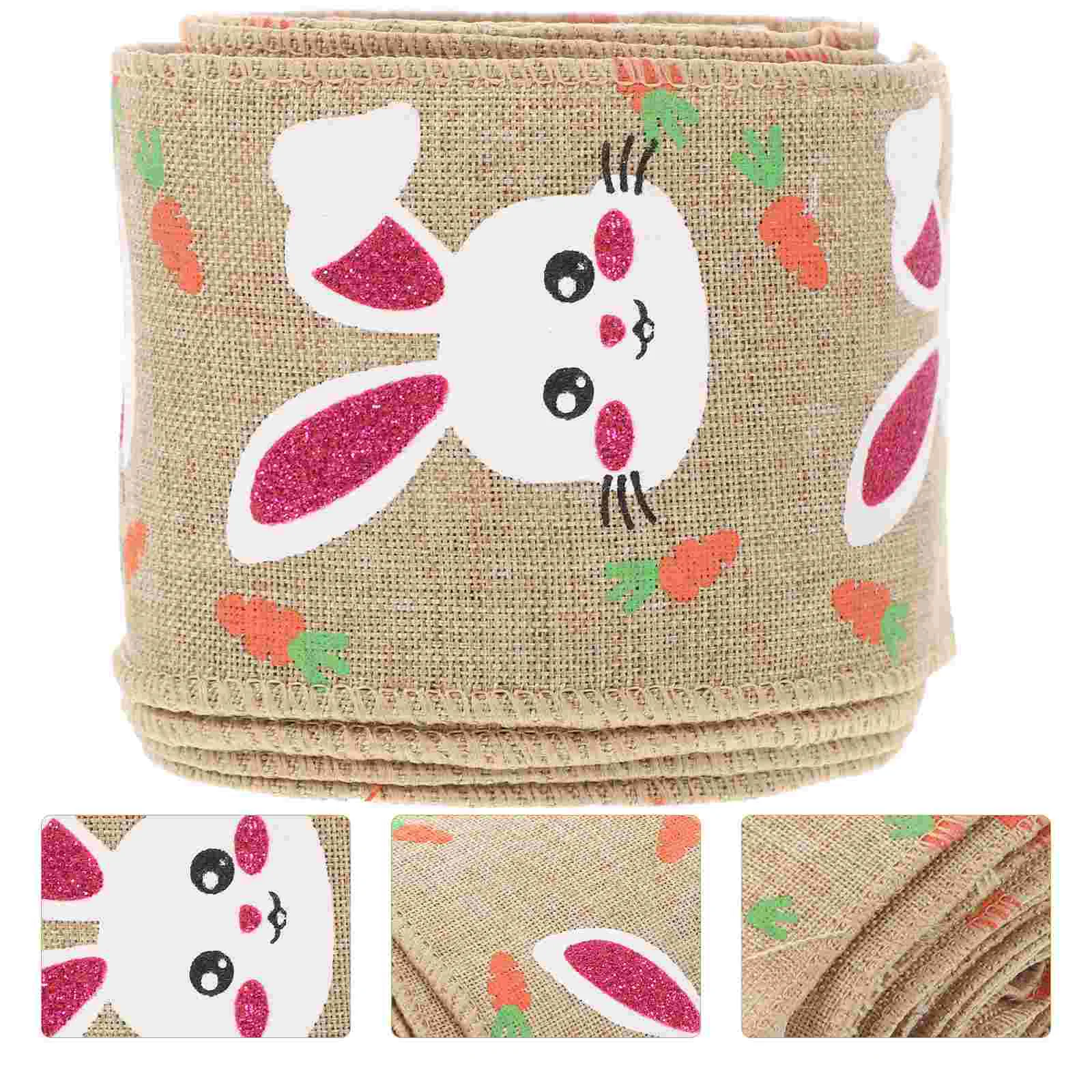 

Ribbon Easter Wired Ribbons Gift Wreath Christmas Roll Box Crafts Present Wrapping Bunny Decoration Tree Chinese Bow New Jewelry